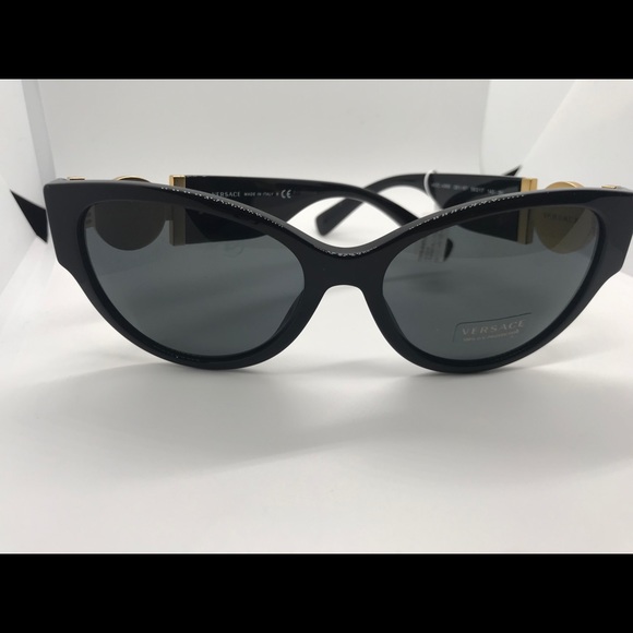 VERCACE SQUARED MEDUSA MEDALLION SUNGLASSES - Picture 7 of 12